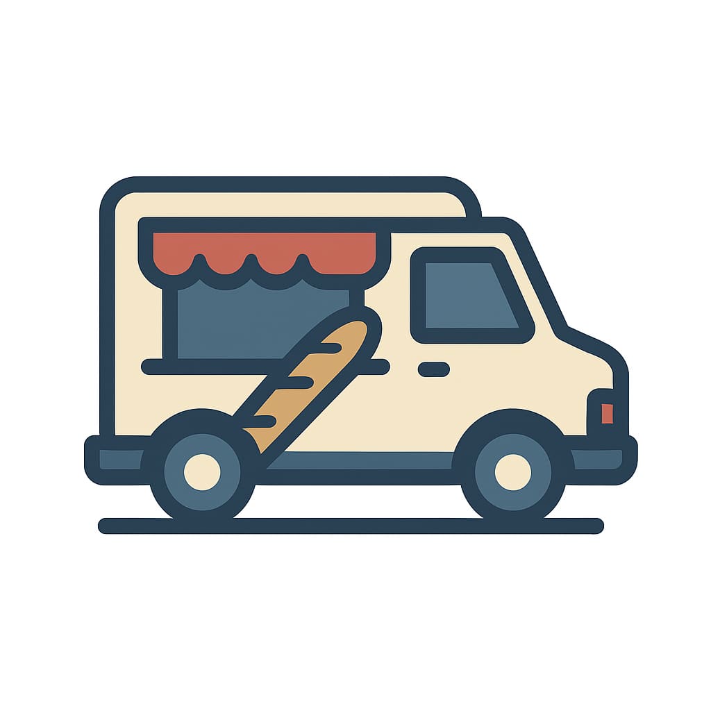 UltraViwers French Street Food Truck logo